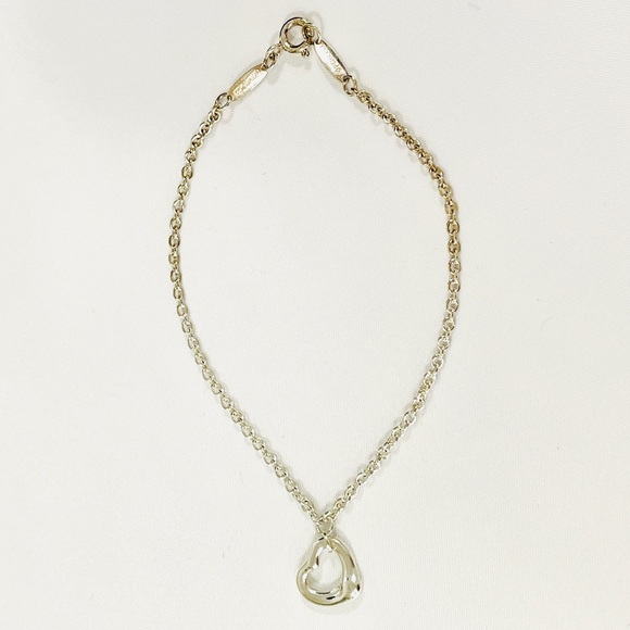 Tiffany & Co. Sterling Silver Chain Heart Bracelet Peretti - Picture 3 of 10